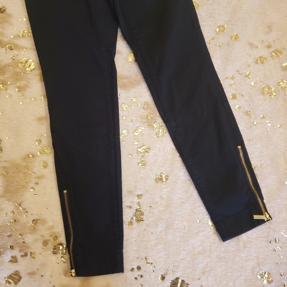 Michael Kors 0 Navy Skinny Zipper Cargo Pants - Picture 6 of 10